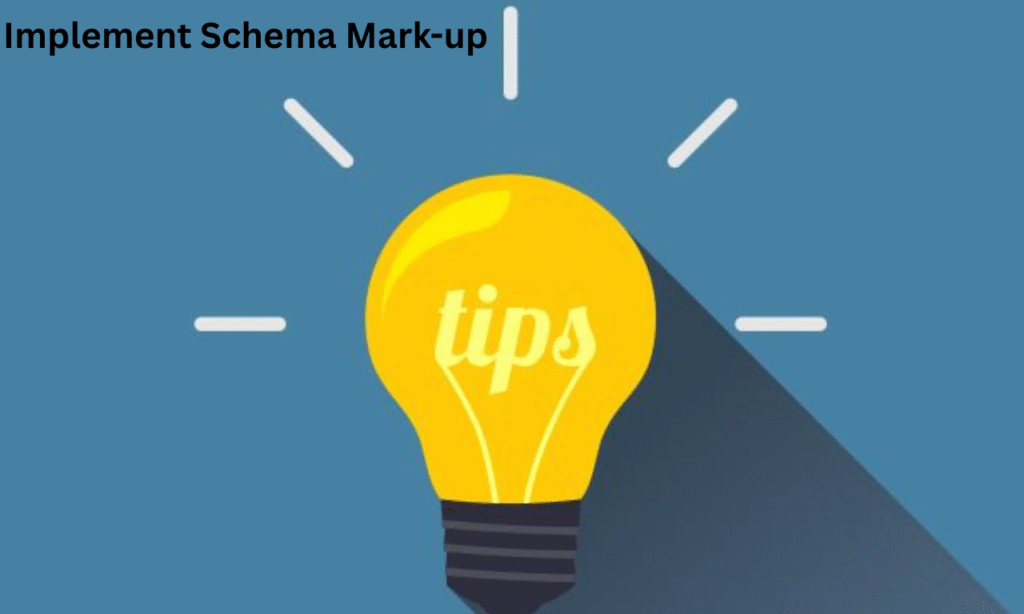 Implement Schema Mark-up