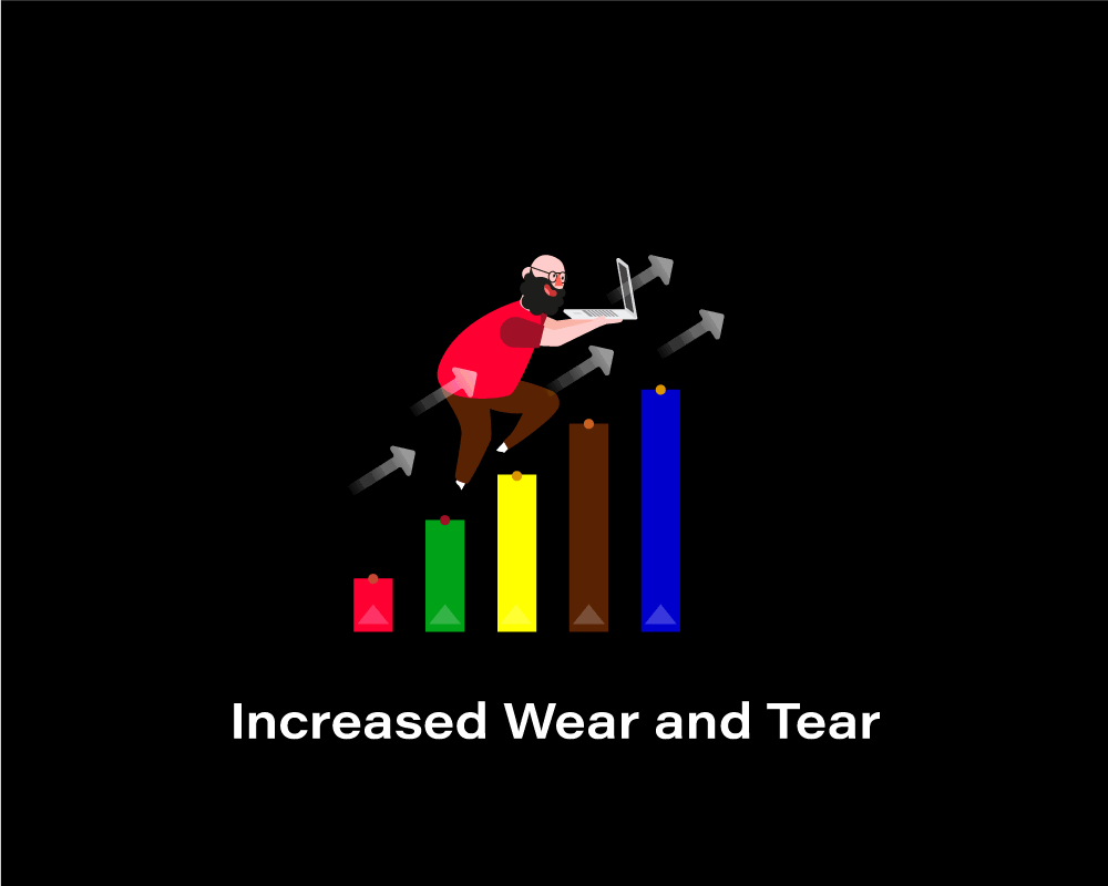 Increased Wear and Tear