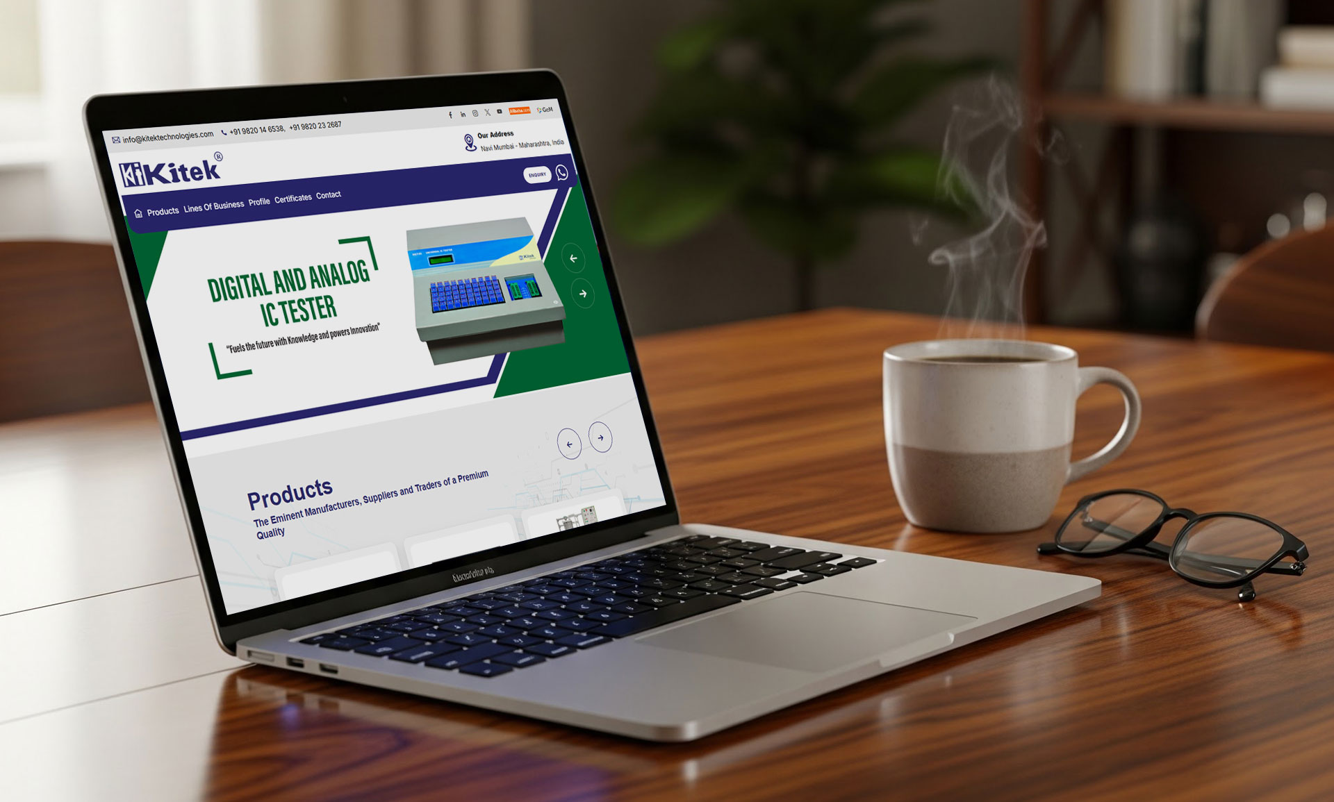 educational and industrial products website designers kitec-technologies